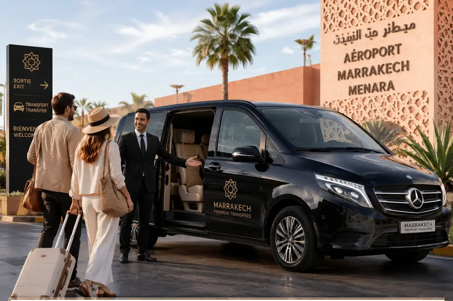 Premium airport transfer shuttle in Marrakech