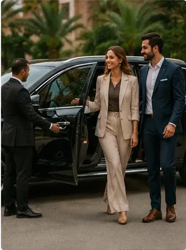 Private driver service for a couple in Marrakech