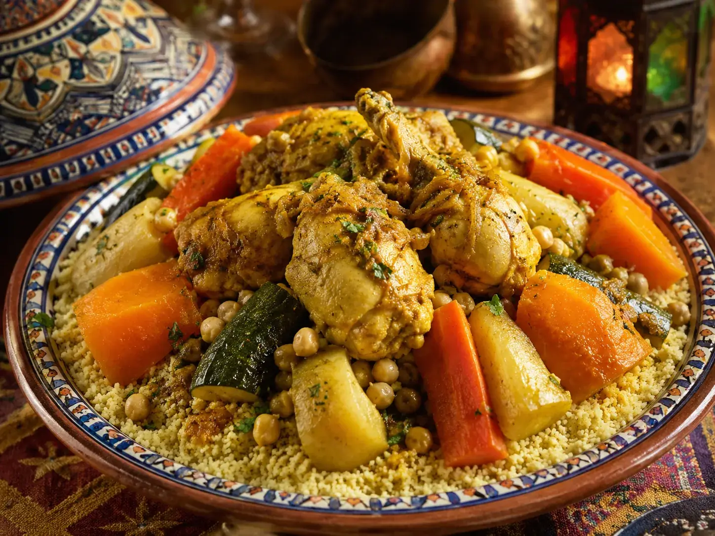 Chicken couscous