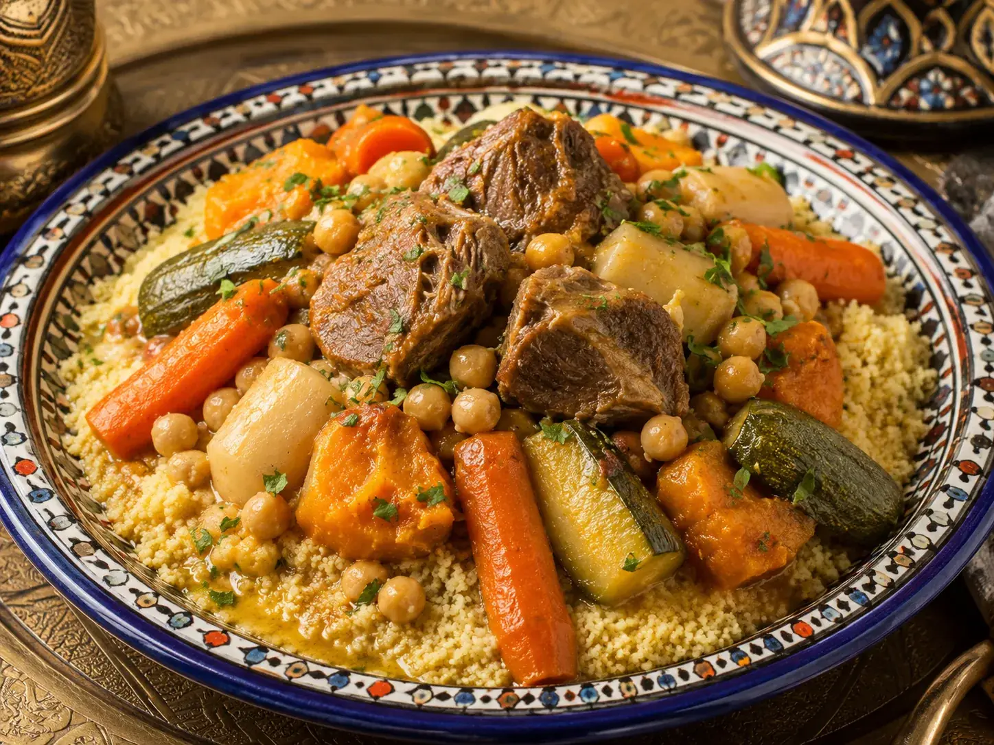 Meat couscous