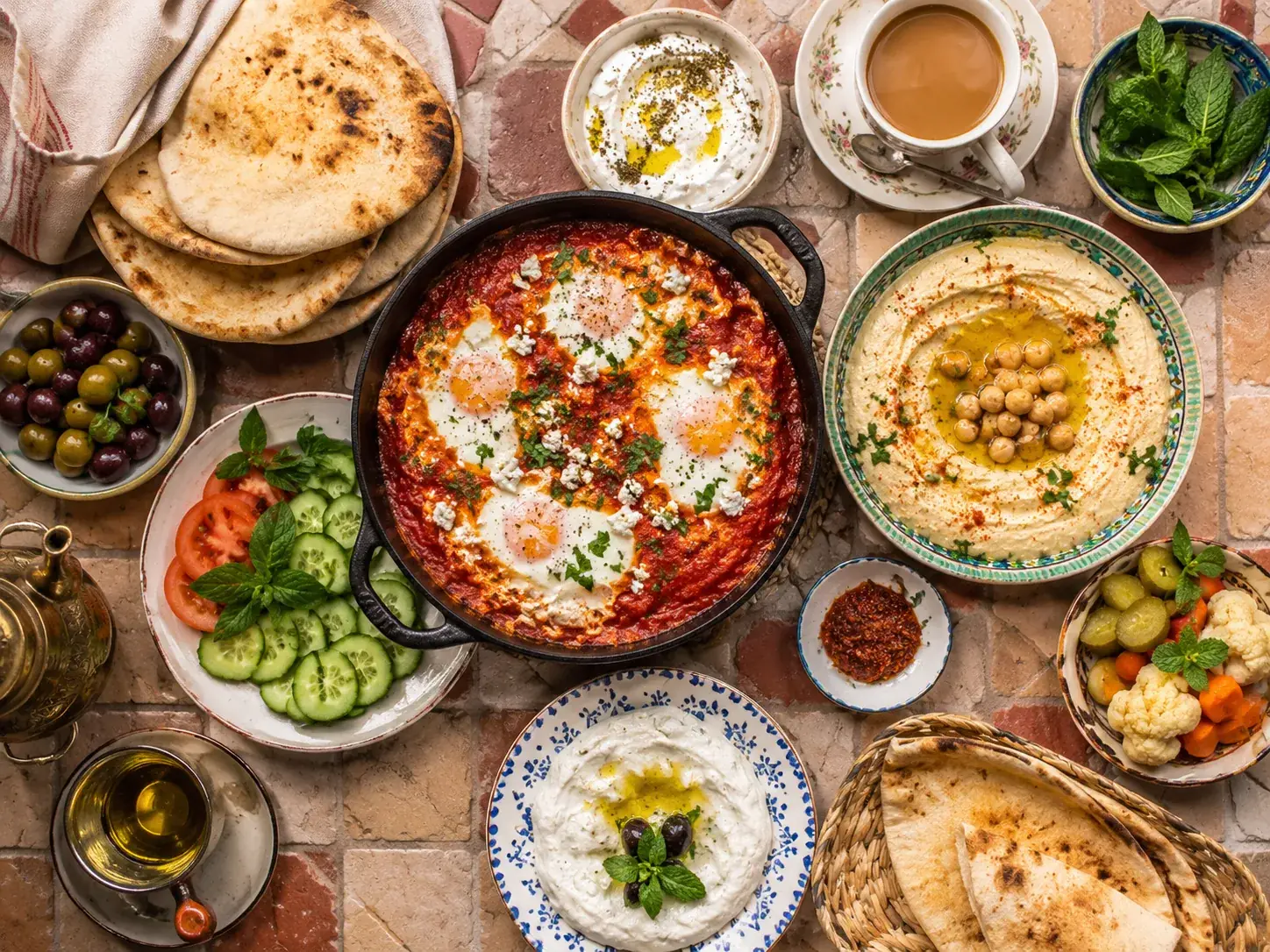 Oriental breakfast