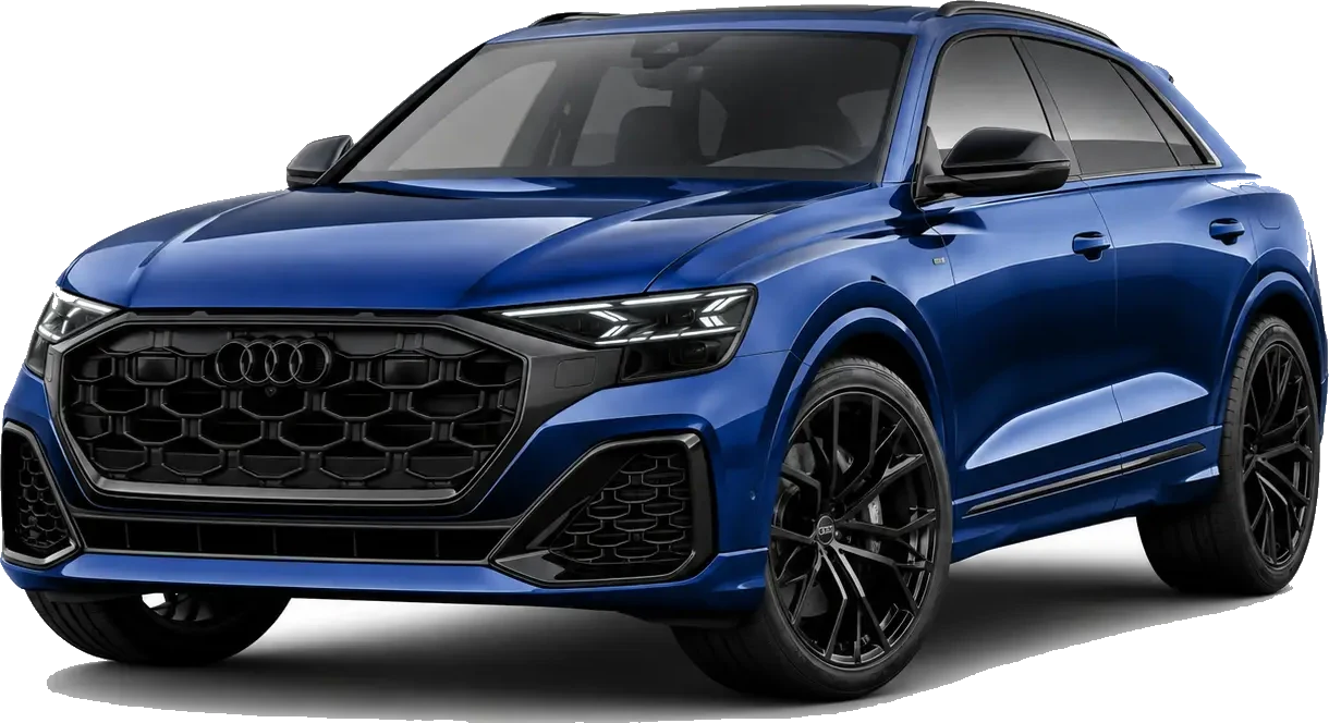 Audi Q8, front three-quarter view