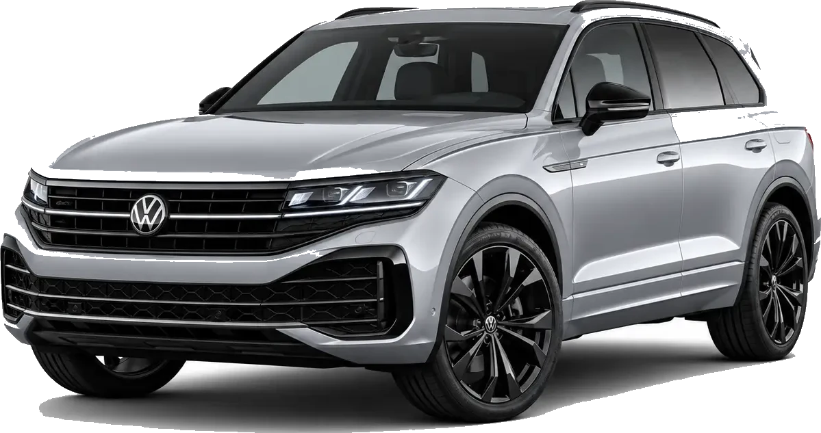 Volkswagen Touareg, front three-quarter view